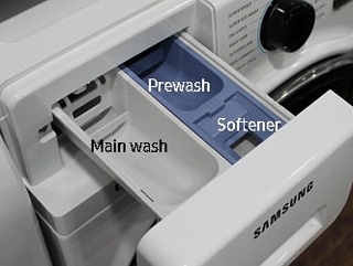 Washer detergent compartment